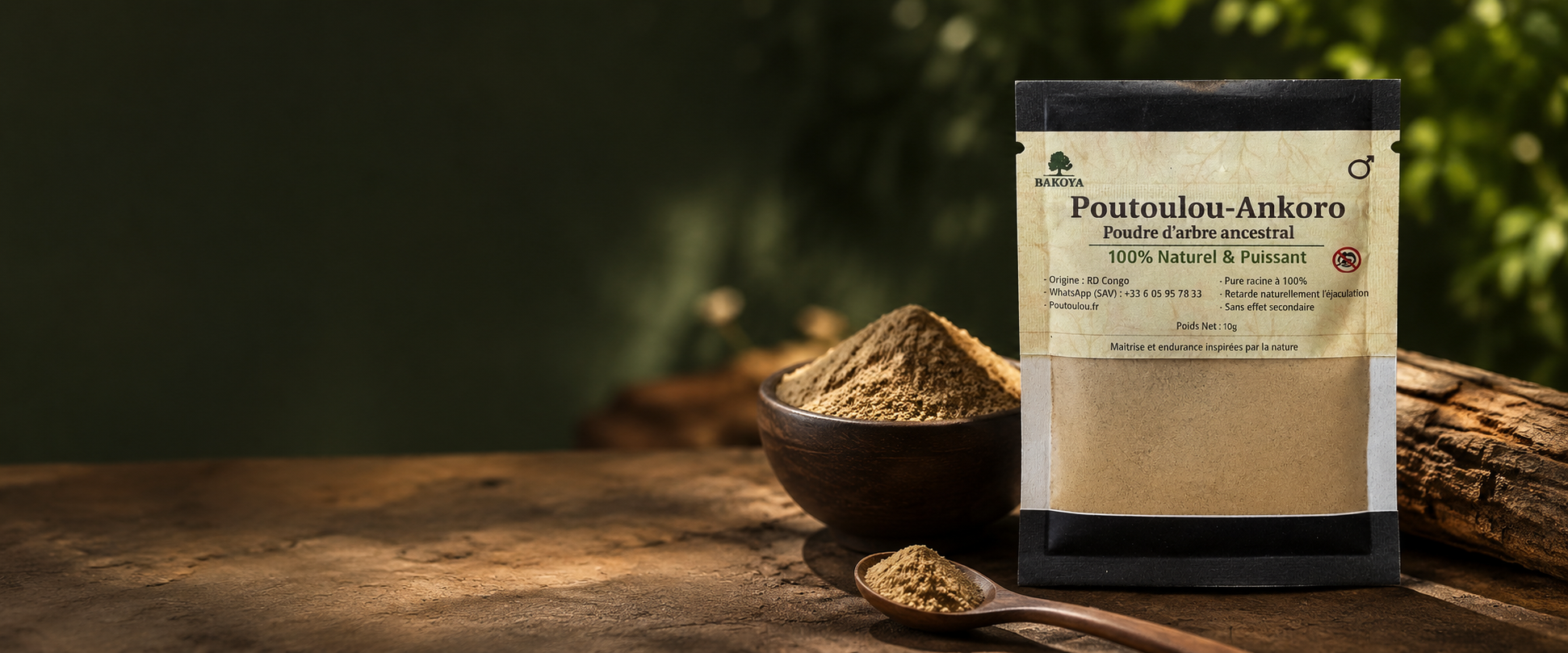 Poutoulou Ankoro poudre africaine naturelle